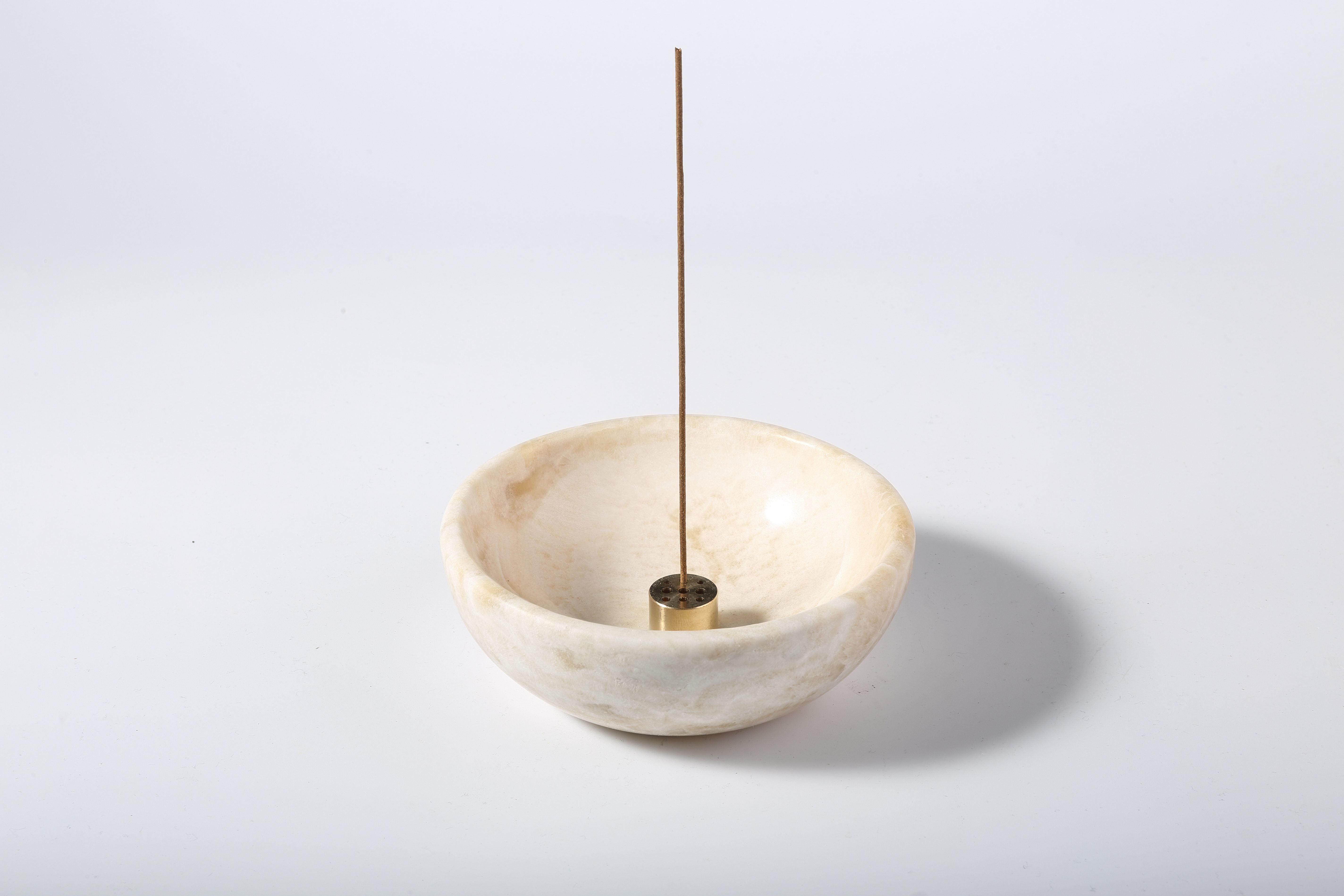 Koville Yellow/Golden Stone Incense Holders – A Ritual of Gentle Light