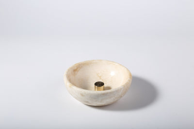Koville Yellow/Golden Stone Incense Holders – A Ritual of Gentle Light
