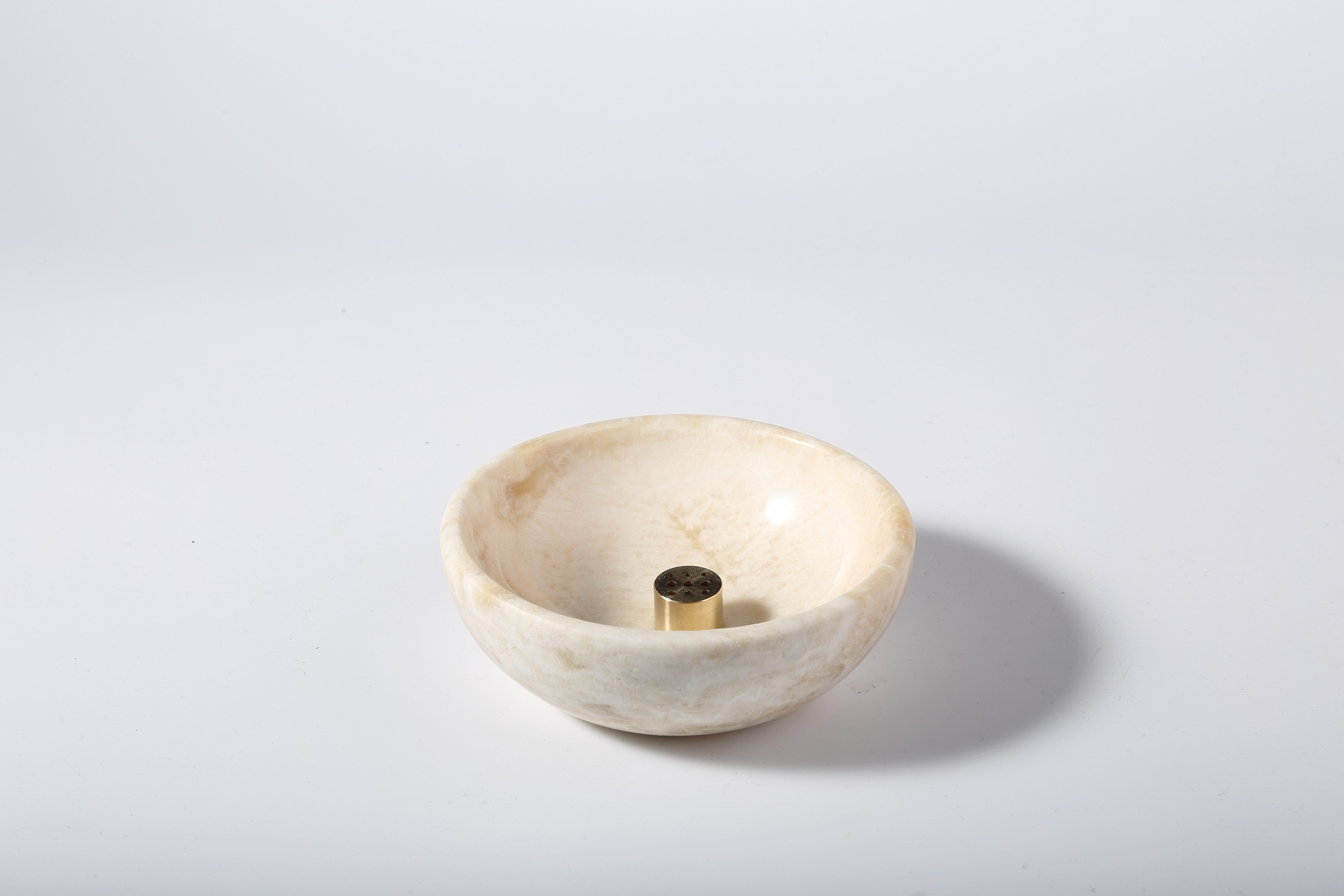 Koville Yellow/Golden Stone Incense Holders – A Ritual of Gentle Light