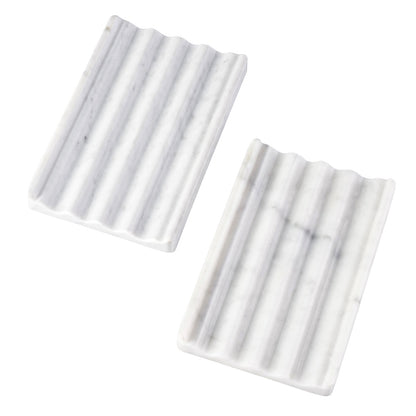 Soap Dish 2 Pcs - Bianco Carrara