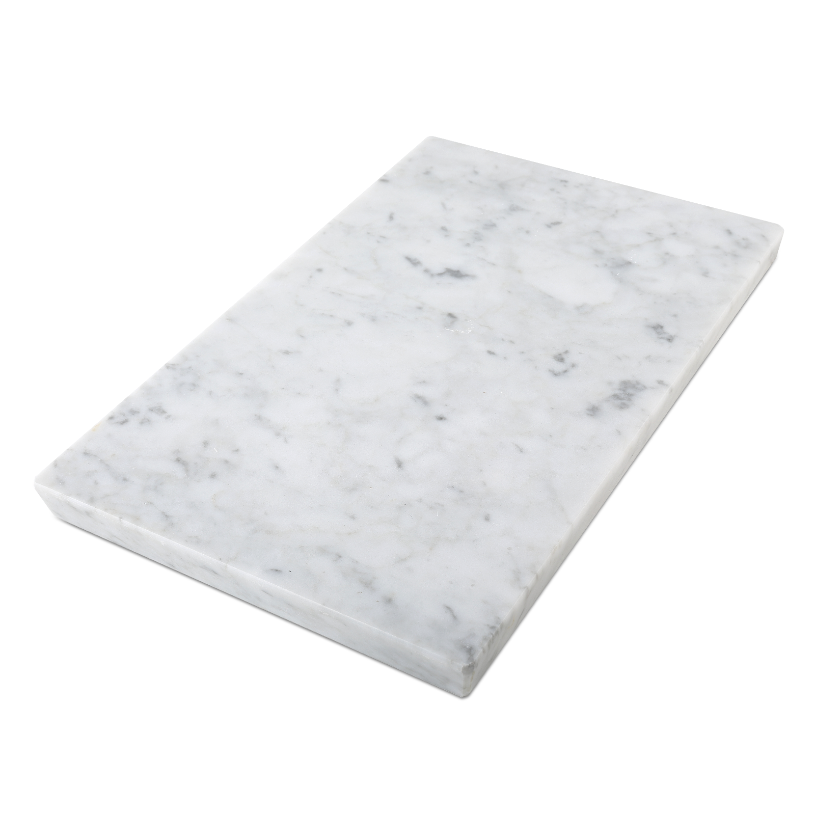 Koville Natural Marble Rectangle Pastry Board-Bianco Carrara