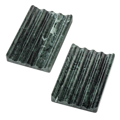 Soap Dish 2 Pcs - Marble (Verde Alpi)