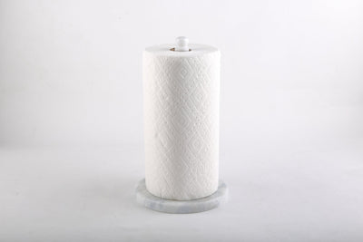 Koville Namib Fantasy natural marble paper towel holder with stone rod