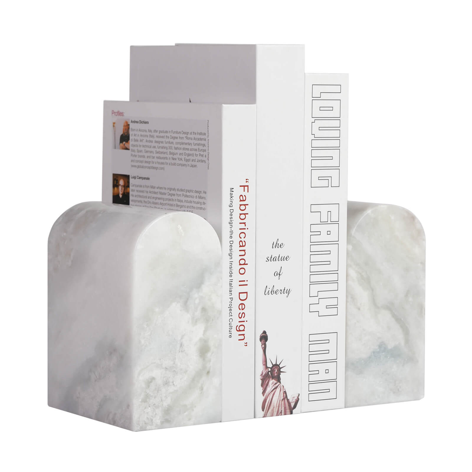 Koville-13lbs-Luxury-Marble-Bookends-Heavy-Duty-Book-Holders