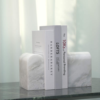 Koville-13lbs-Luxury-Marble-Bookends-Heavy-Duty-Book-Holders