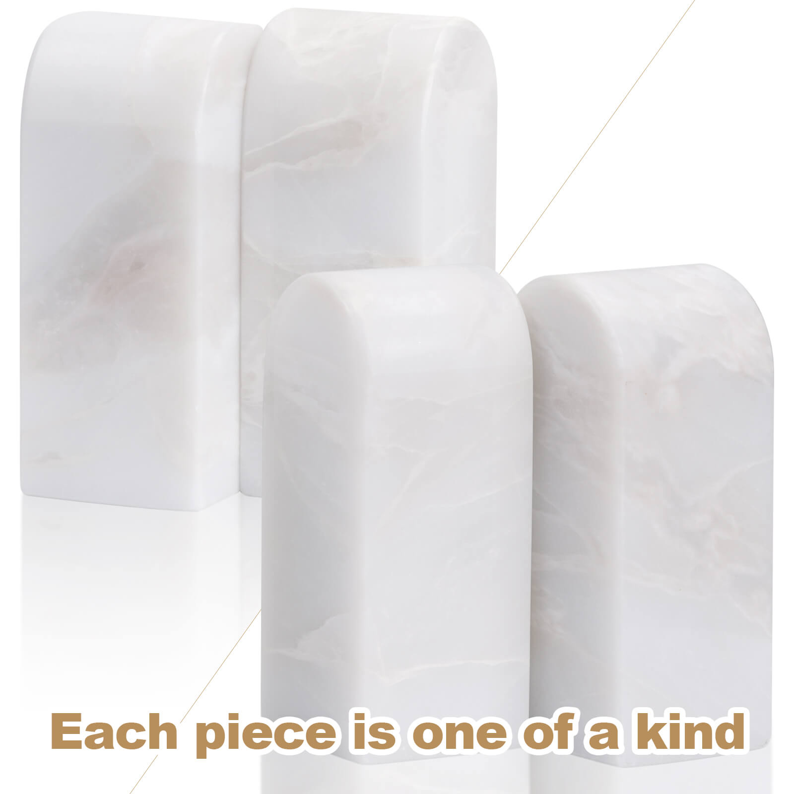 Koville-Luxury-African-Marble-Bookends-7lbs-Heavy-Duty-Book-Holders