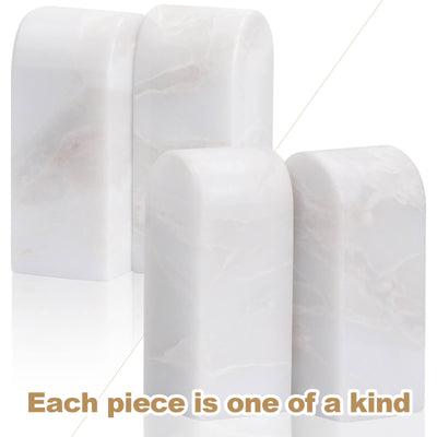 Koville-Luxury-African-Marble-Bookends-7lbs-Heavy-Duty-Book-Holders