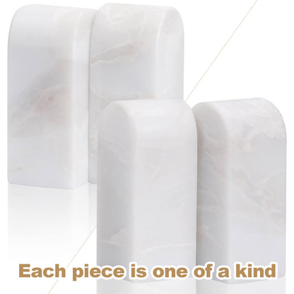 Koville-Luxury-African-Marble-Bookends-7lbs-Heavy-Duty-Book-Holders