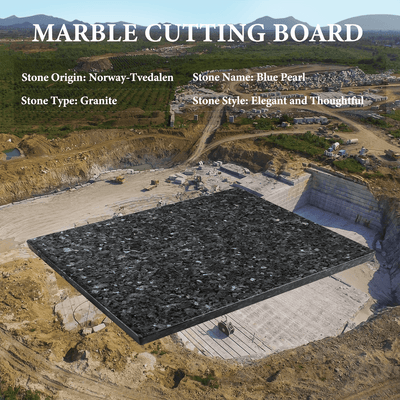 Koville-Luxury-Marble-Cutting-Board-16x12in-Blue-Pearl-Marble-Slab