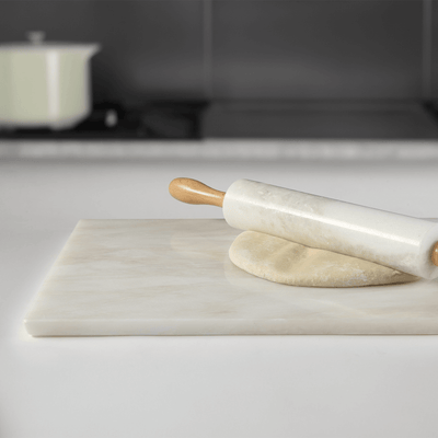 Koville-Luxury-Marble-Cutting-Board-16x12in-Namib-Bianco-Marble-Slab