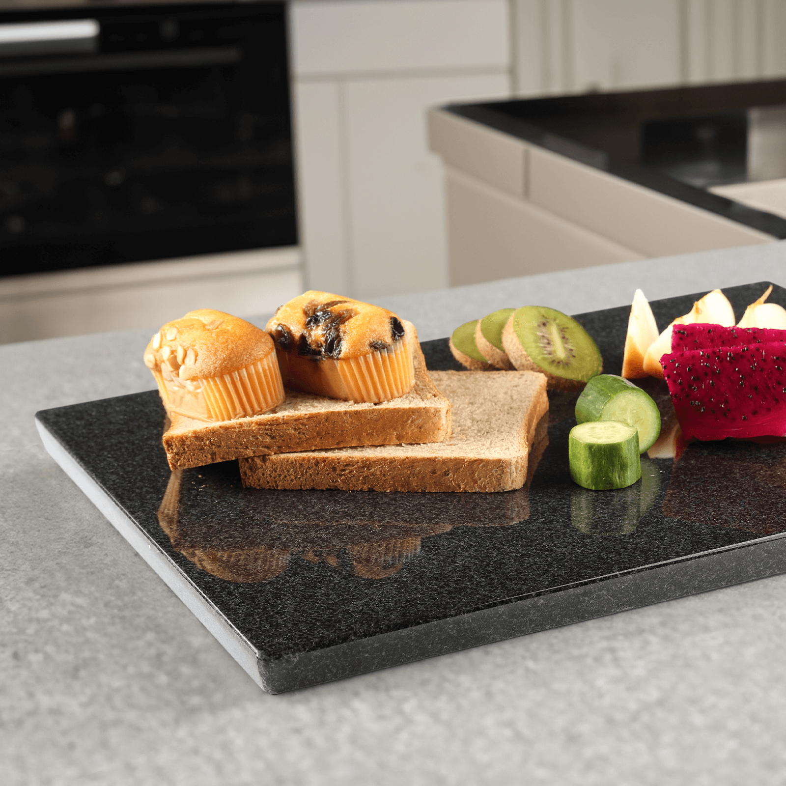 Koville-Luxury-Marble-Cutting-Board-16x12in-Zimbabwe-Black-Marble-Slab