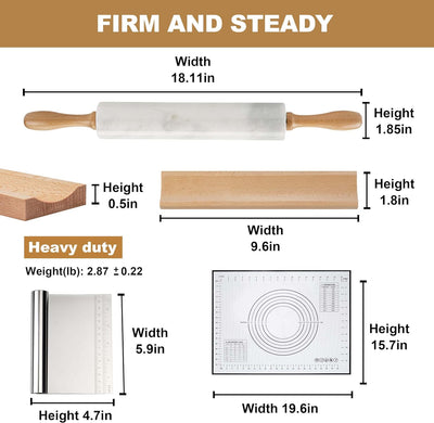 Koville-Luxury-Marble-Rolling-Pin-with-MatScraper-Namib-Fantasy