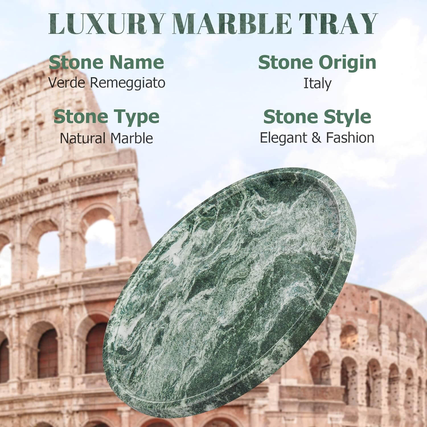 Koville-Luxury-Natural-Marble-Round-Serving-Trays-Verde-Remeggiato