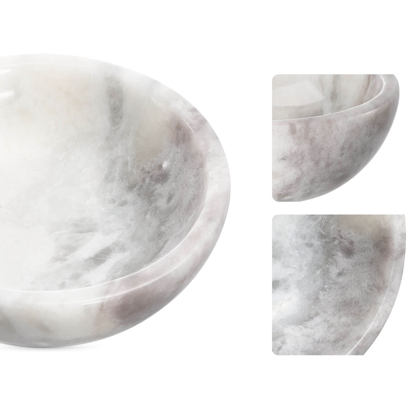 Incense Bowl - Marble (Grigio Fantasy)