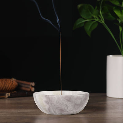 Koville Gray Incense Holder – The Balance of Stillness and Order · Natural Pattern A