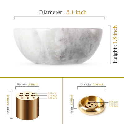 Koville Gray Incense Holder – The Balance of Stillness and Order · Natural Pattern A