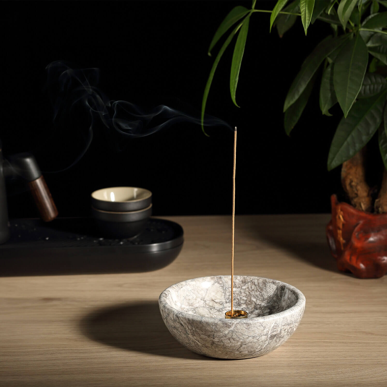 Koville-Marble-Incense-Holder-Elegant-Sturdy-Gris-Lido-Incense-Burner