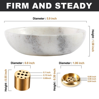 Koville-Marble-Incense-Holder-Elegant-Sturdy-Mist-White-Incense-Burner