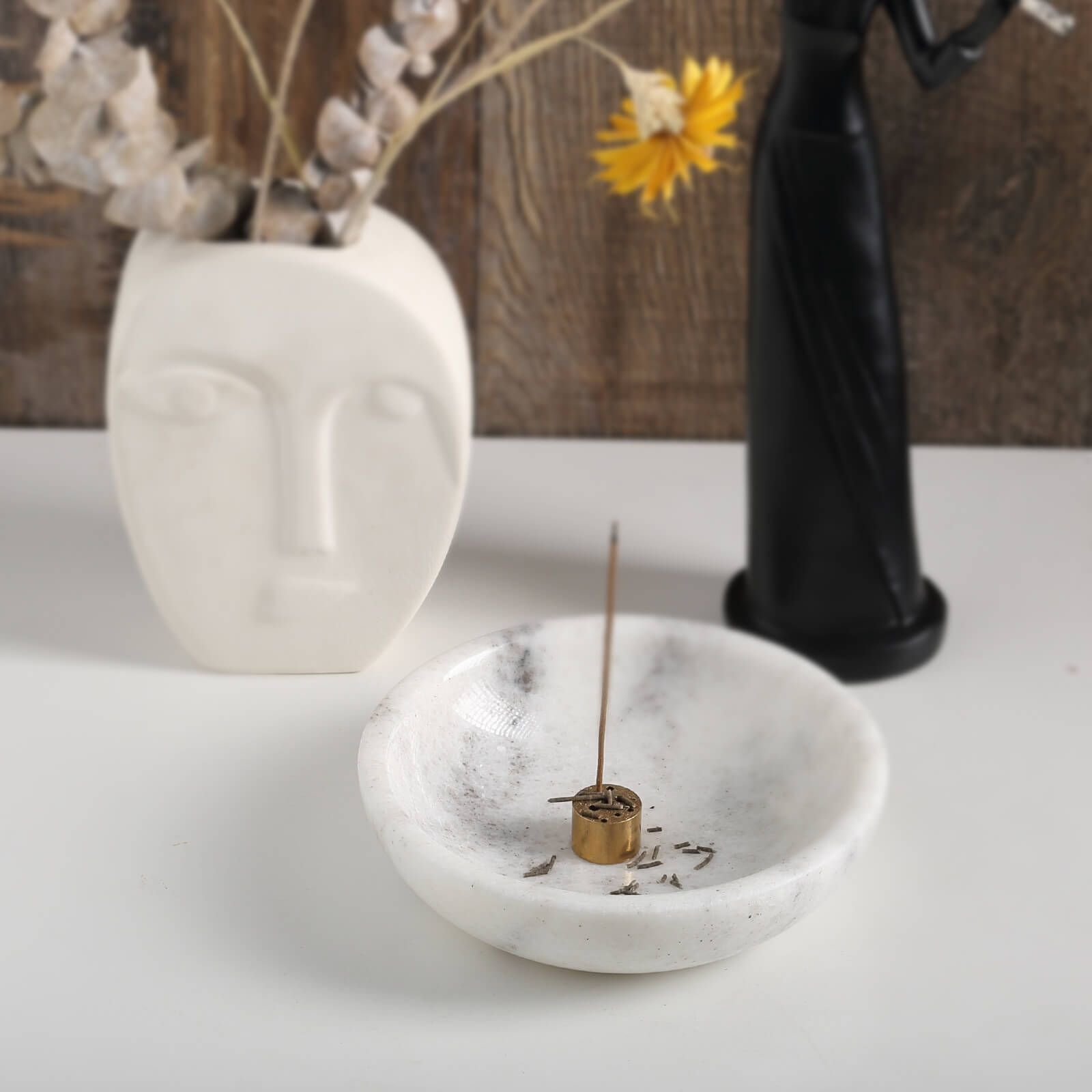 Koville-Marble-Incense-Holder-Elegant-Sturdy-Mist-White-Incense-Burner