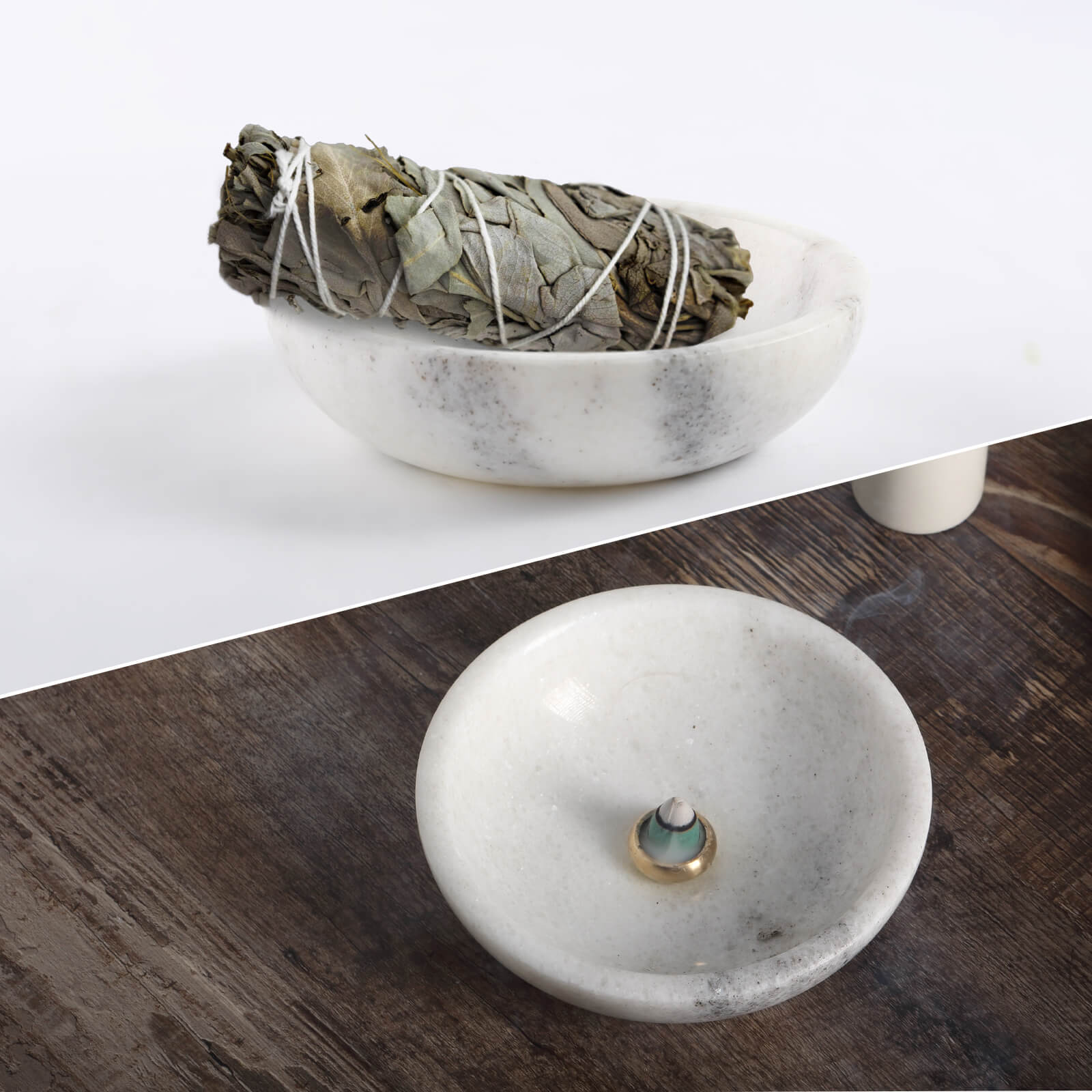 Koville-Marble-Incense-Holder-Elegant-Sturdy-Mist-White-Incense-Burner