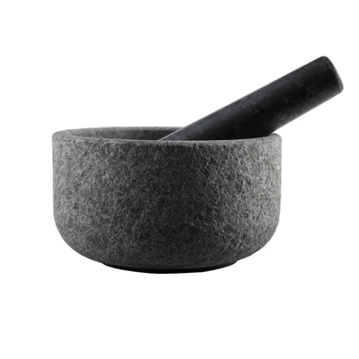Koville Black Mortar and Pestle 6.3in – The Essence of Minimal Elegance