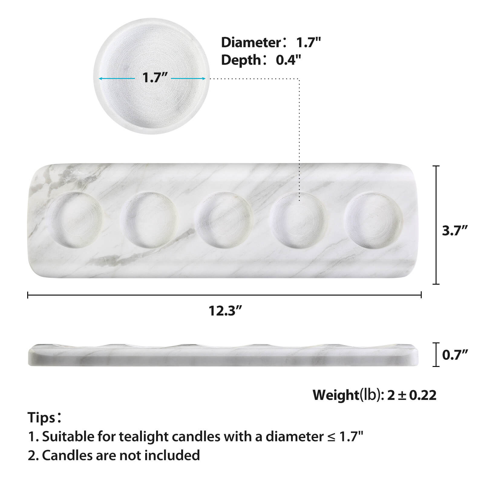 Koville-Natural-Marble-5-Holes-Tealight-Candle-Holder-Agiax