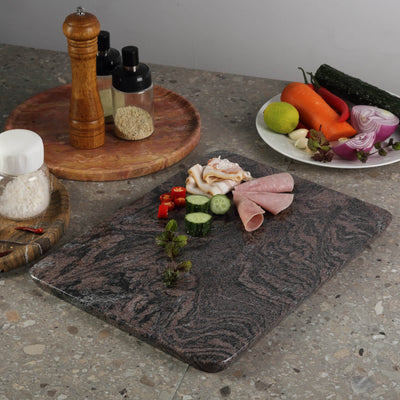 Koville Purple Cutting Board Medium – Artistic Character for Refined Spaces