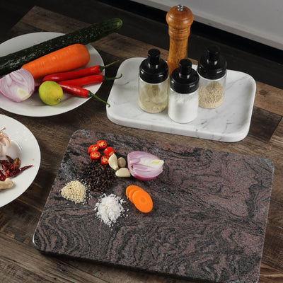 Koville Purple Cutting Board Medium – Artistic Character for Refined Spaces