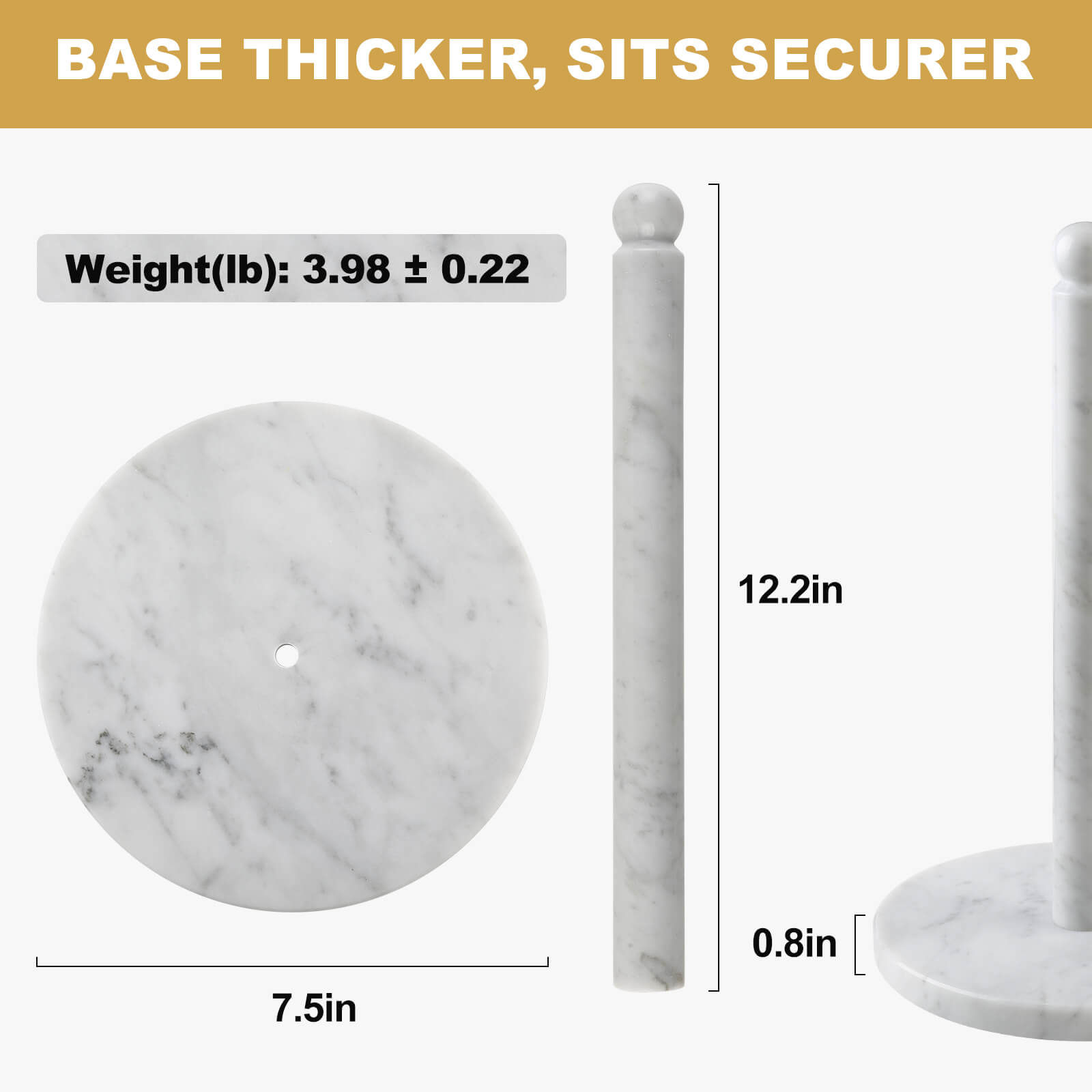 Koville-Nature-Marble-Paper-Towel-Holder-Bianco-Carrara-Kitchen-Rolls-Holder