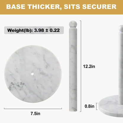Koville-Nature-Marble-Paper-Towel-Holder-Bianco-Carrara-Kitchen-Rolls-Holder