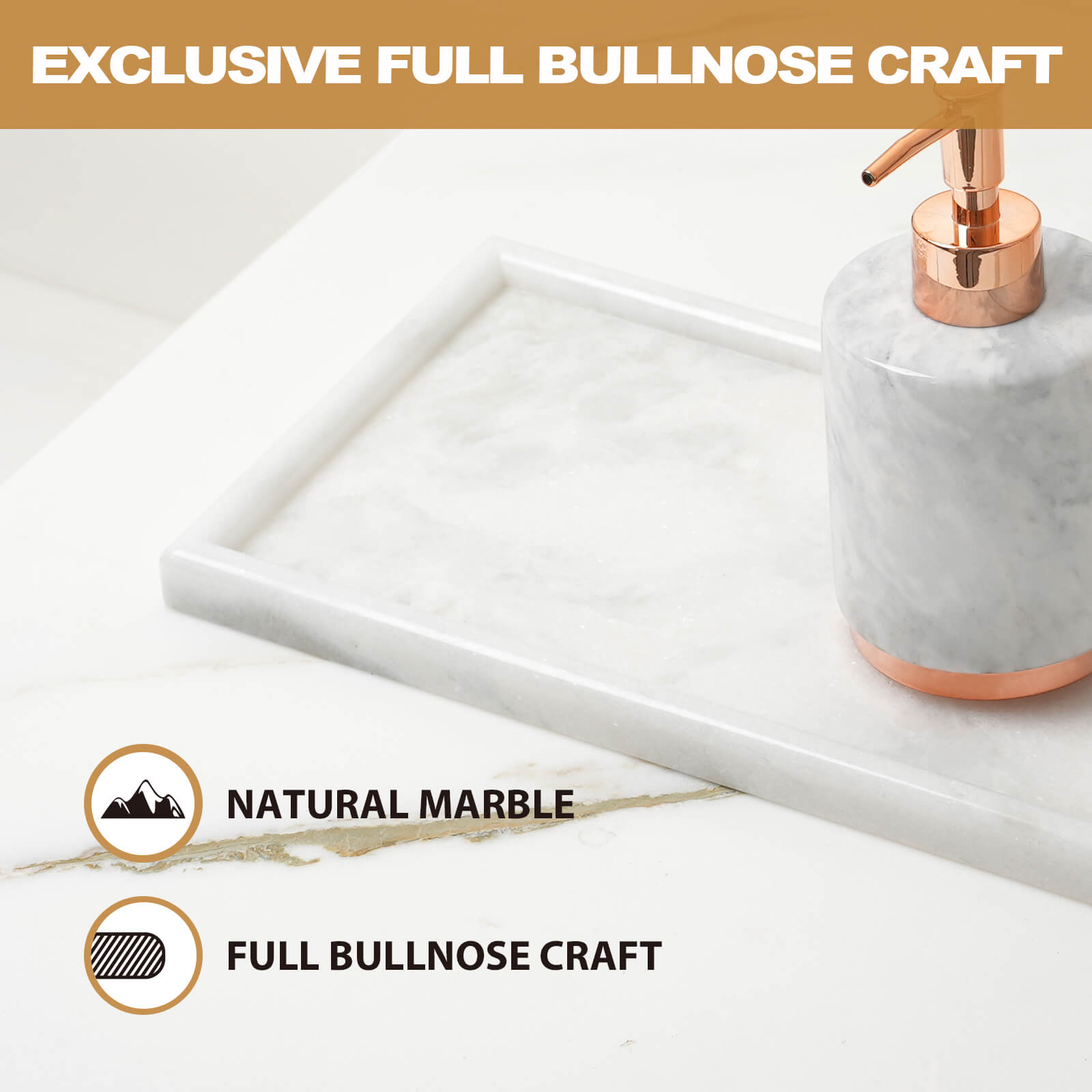 Koville-Rectangular-Marble-Tray-Namib-Fantasy-12x8-Decor-for-Bathroom