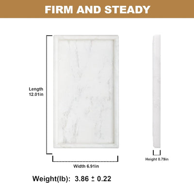 Koville-Rectangular-Marble-Tray-Namib-Fantasy-12x8-Decor-for-Bathroom