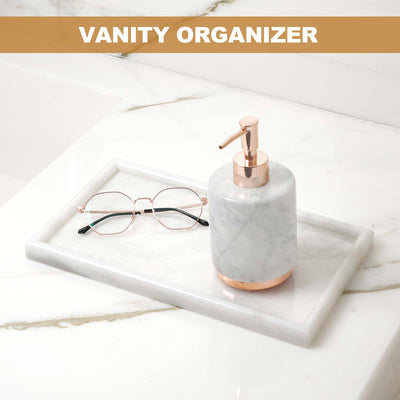 Koville-Rectangular-Marble-Tray-Namib-Fantasy-12x8-Decor-for-Bathroom