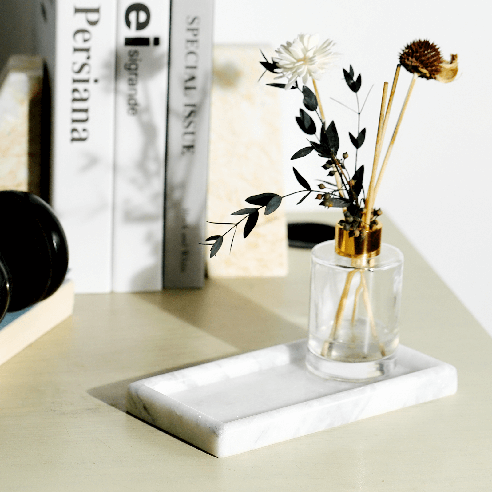 Koville-Rectangular-Marble-Tray-Namib-Fantasy-8x4-Decor-for-Bathroom