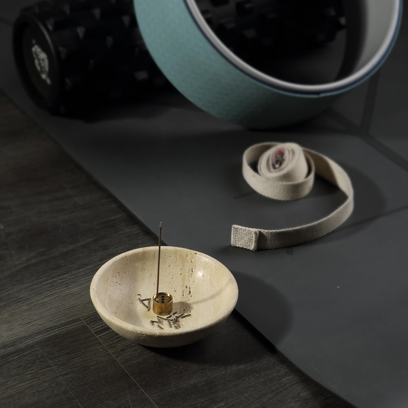 Koville Travertine Incense Holder Elegant Sturdy Durango Incense Burner