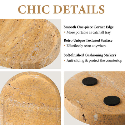 Koville-Travertine-Oval-Tray-9.8-Decorative-Vanity-Tray-Golden-Travertine