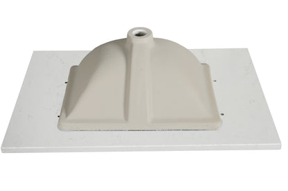 Koville Natural Stone Vanity Top in Bianco Swan（wb）
