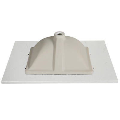 Koville Natural Stone Vanity Top in Bianco Swan（wb）
