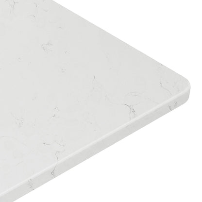 Koville Natural Stone Vanity Top in Bianco Swan（wb）