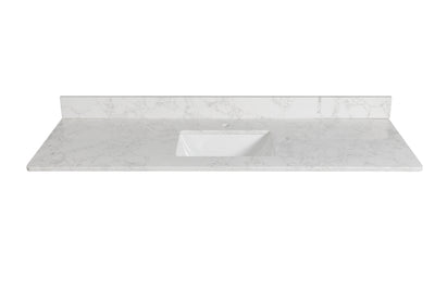 Koville Natural Stone Vanity Top in Arabescato Mercurio