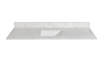 Koville Natural Stone Vanity Top in Arabescato Mercurio