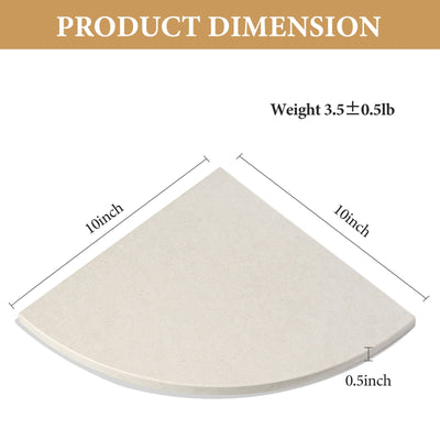 Koville Engineered Marble corner shelf in Rigel for a bathroom corner