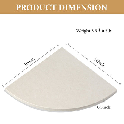 Koville Engineered Marble corner shelf in Rigel for a bathroom corner