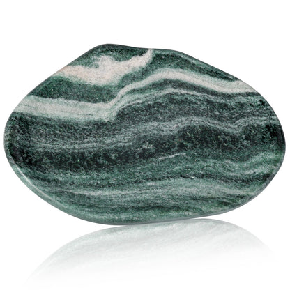 Koville lace edge storage tray for small items in Verde Lapponia natural stone