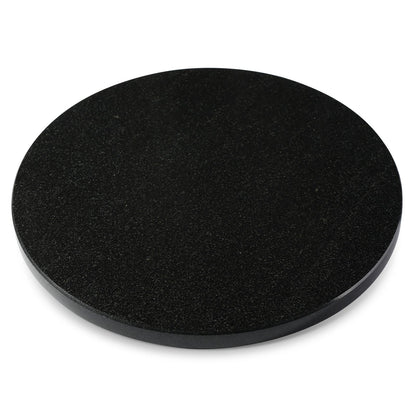 Koville 406 mm lazy susan for table serving in Zimbabwe Black natural stone