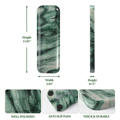 Koville Natural Stone One-Piece Square Trays in Verde Lapponia, product view 11