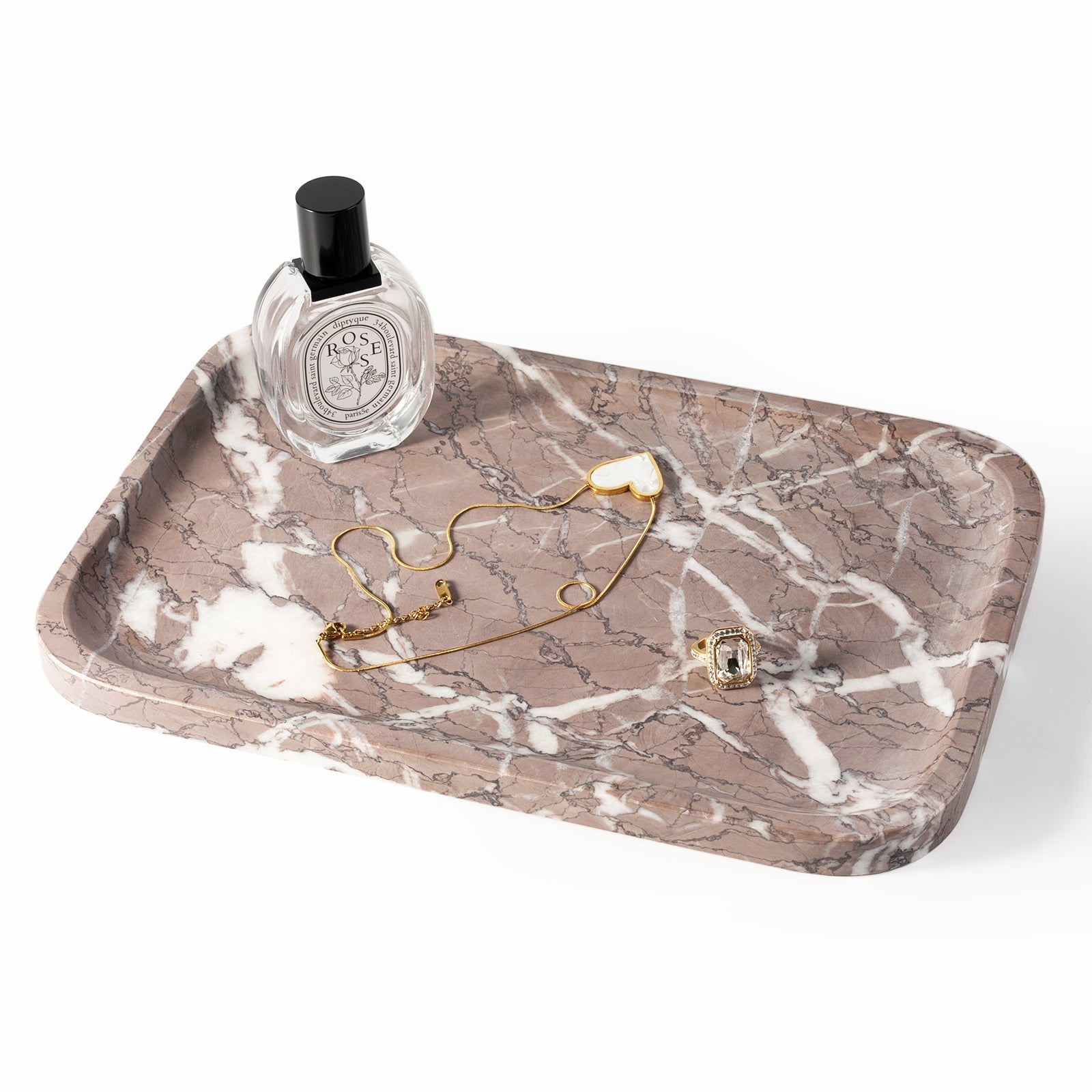 Koville Natural Stone One-Piece Square Trays in African Lilac, product view 16