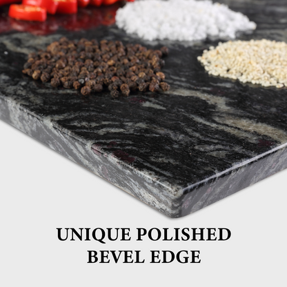 Koville natural stone pastry board in Blue Fantasy