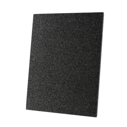 Koville natural stone pastry board in Sesame Black (F)