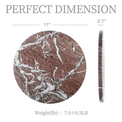 Koville round natural stone pastry board - Koville_Granite_Pastry_Board_-_round_D_280_African_Lilac_10.jpg